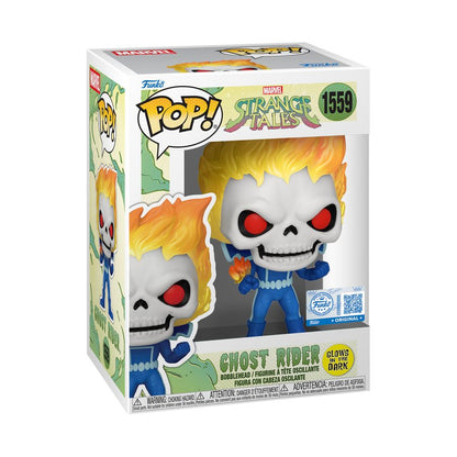 Funko Pop Marvel: Strange Tales Ghost Rider US Exclusive Glow Pop! Vinyl [RS]
