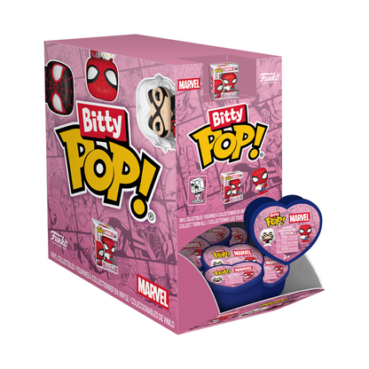 Funko Pop Spider Man Valentines Bitty Pop! Blind Bag Assortment (Display of 24)