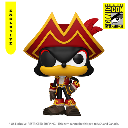 Funko Pop Sonic Buccaneer Shadow SDCC 2025 Exclusive Pop! Vinyl [RS]
