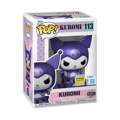 Funko Pop Hello Kitty Kuromi Purple Metallic SDCC 2025 Exclusive Pop! Vinyl [RS]