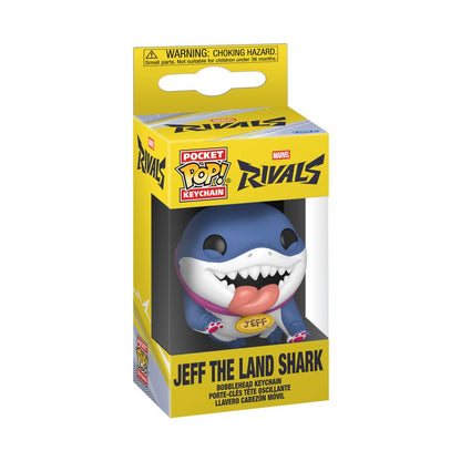Funko Pop Marvel Rivals Jeff the Land Shark Pop! Keychain