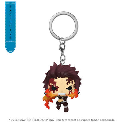 Funko Pop Demon Slayer Tanjiro Kamado (Dancing Flash) Pop! Keychain