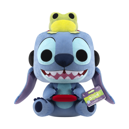 Funko Pop Lilo & Stitch Gamer Stitch with Frog 16" Pop! Plush