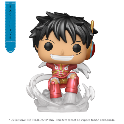 Funko Pop One Piece Luffy (Egghead) US Exclusive Metallic Pop! Vinyl [RS]