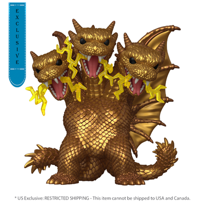 Funko Pop Godzilla Ghidora (Electric) US Exclusive 6" Pop! Vinyl [RS]