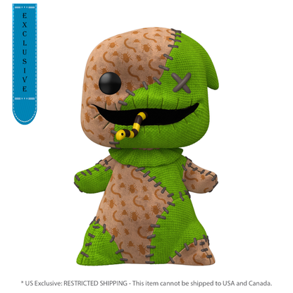 Funko Pop The Nightmare Before Christmas Oogie Boogie Patchwork US Exclusive Flocked Pop! Vinyl [RS]