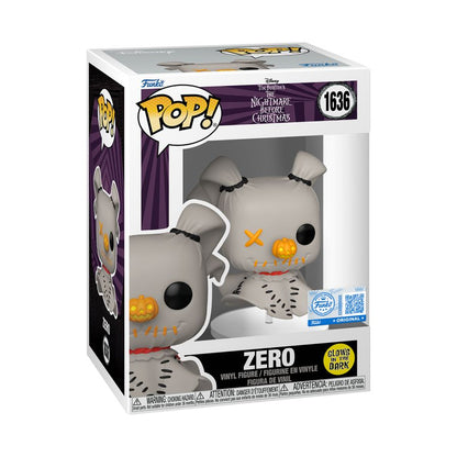 Funko Pop The Nightmare Before Christmas Zero Patchwork US Exclusive Glow Pop! Vinyl [RS]