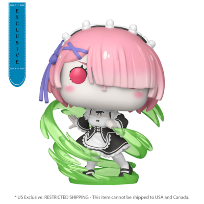 Funko Pop Re:Zero Starting Life in Another World Ram (Wind Magic) GW Pop! Plus RS