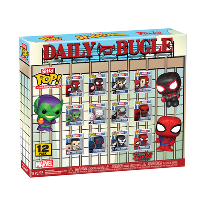 Funko Pop Spider Man Daily Bugle Bitty Pop! 12 Pack