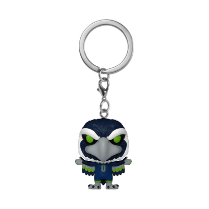 Funko Pop NFL: Mascots Seattle Seahawks Blitz Pop! Keychain