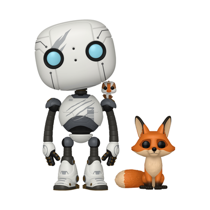 Funko Pop The Wild Robot Roz with Fink & Brightbill Pop! Vinyl