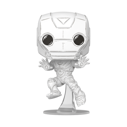 Funko Pop Marvel: Sketched Iron Man Pop! Vinyl