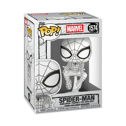 Funko Pop Marvel: Sketched Spider Man Pop! Vinyl