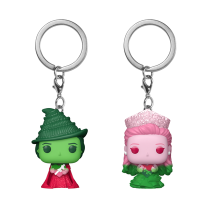 Funko Pop Wicked (2024) Glina & Elphaba (Ombre) Pop! Keychain 2 Pack