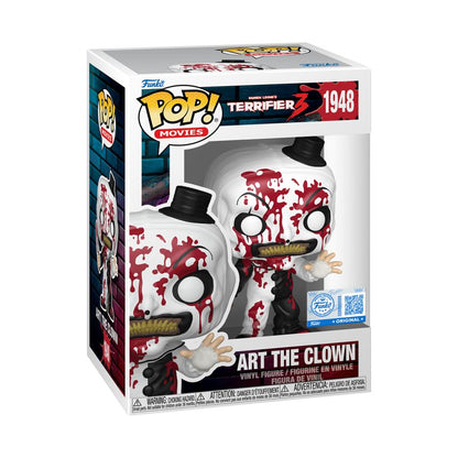 Funko Pop Terrifier Art the Clown (Bloody) US Exclusive Pop! Vinyl [RS]