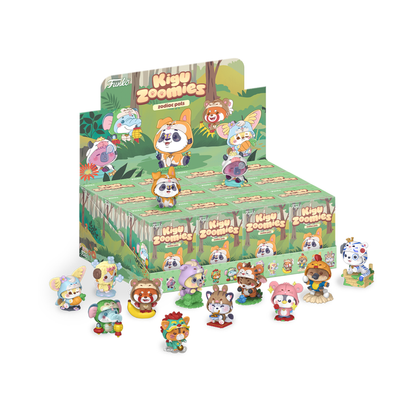 Funko Pop Kigu Zoomies Animal Zodiac Premium Blind Box Figures (Display of 12)
