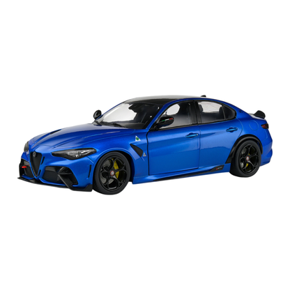 Solido Solido 1:18 2022 Alfa Romeo Giulia GTA Blue Anodized Diecast Vehicle