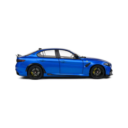Solido Solido 1:18 2022 Alfa Romeo Giulia GTA Blue Anodized Diecast Vehicle