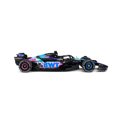 Solido Formula 1 1:18 2024 Alpine A524 Presentation E.Ocon Diecast Vehicle
