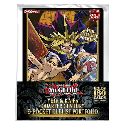 Yu-Gi-Oh! Yugi & Kaiba Quarter Century 9 Pocket Card Portfolio