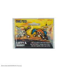 Cinereplicas One Piece (Netflix) Luffy & Buggy Set of 2 Pins