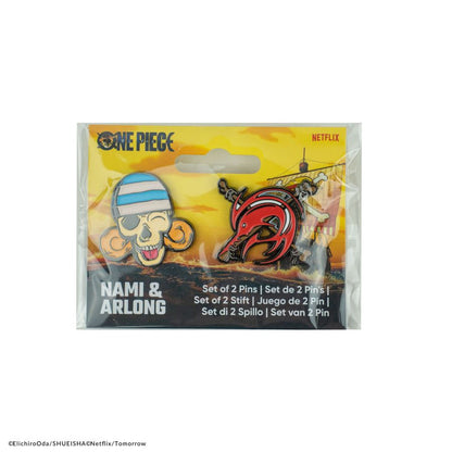 Cinereplicas One Piece (Netflix) Nami & Arlong Set of 2 Pins