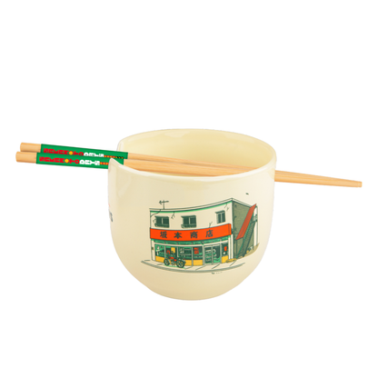 Cinereplicas Sakamoto Days The Legendary Hitman Ramen Bowl with Chopsticks