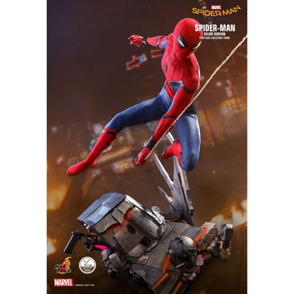 Hot Toys Spider Man: Homecoming Spider Man Deluxe 1:4 Scale Collectable Action Figure