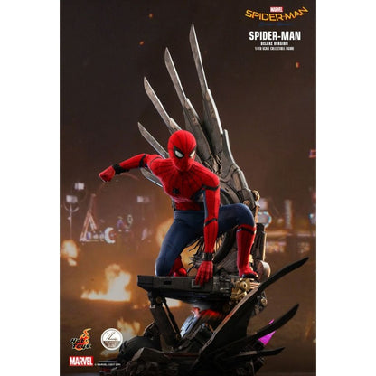 Hot Toys Spider Man: Homecoming Spider Man Deluxe 1:4 Scale Collectable Action Figure
