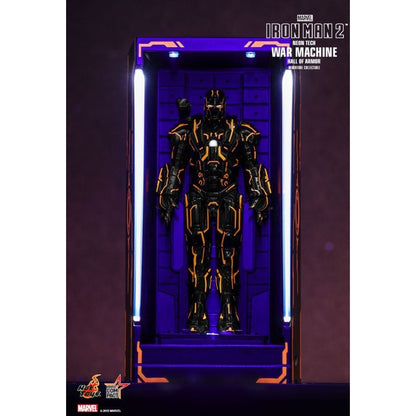 Hot Toys Iron Man 2 War Machine Neon Tech Hall of Armour