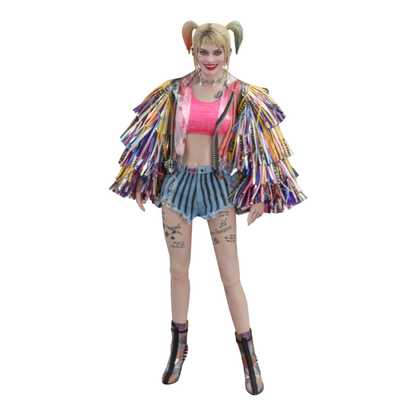 Hot Toys Birds of Prey Harley Quinn Caution Tape Jacket 1:6 Scale Collectable Action Figure