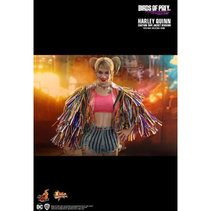 Hot Toys Birds of Prey Harley Quinn Caution Tape Jacket 1:6 Scale Collectable Action Figure