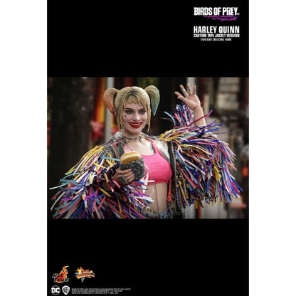 Hot Toys Birds of Prey Harley Quinn Caution Tape Jacket 1:6 Scale Collectable Action Figure