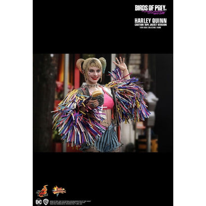 Hot Toys Birds of Prey Harley Quinn Caution Tape Jacket 1:6 Scale Collectable Action Figure