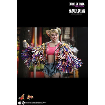 Hot Toys Birds of Prey Harley Quinn Caution Tape Jacket 1:6 Scale Collectable Action Figure