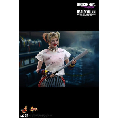 Hot Toys Birds of Prey Harley Quinn Caution Tape Jacket 1:6 Scale Collectable Action Figure