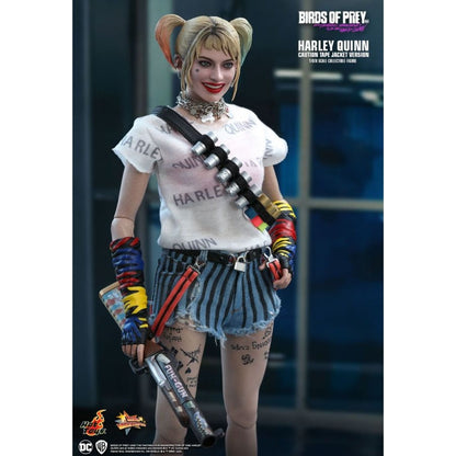 Hot Toys Birds of Prey Harley Quinn Caution Tape Jacket 1:6 Scale Collectable Action Figure