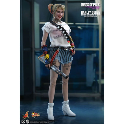 Hot Toys Birds of Prey Harley Quinn Caution Tape Jacket 1:6 Scale Collectable Action Figure