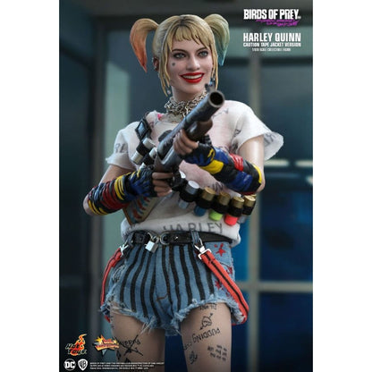 Hot Toys Birds of Prey Harley Quinn Caution Tape Jacket 1:6 Scale Collectable Action Figure