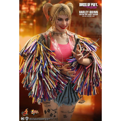 Hot Toys Birds of Prey Harley Quinn Caution Tape Jacket 1:6 Scale Collectable Action Figure
