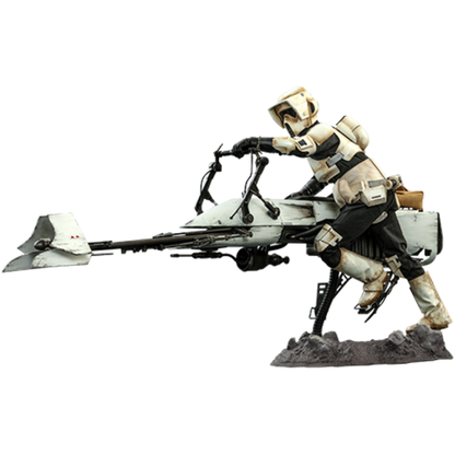 Hot Toys Star Wars: The Mandalorian Scout Trooper & Speeder Bike 1:6 Scale Action Figure Set
