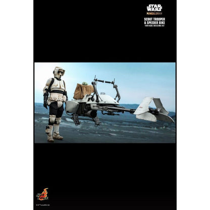 Hot Toys Star Wars: The Mandalorian Scout Trooper & Speeder Bike 1:6 Scale Action Figure Set