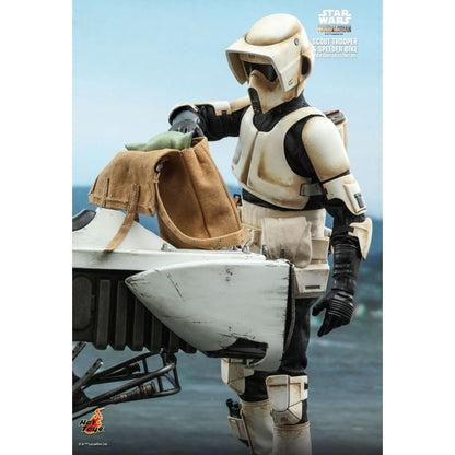 Hot Toys Star Wars: The Mandalorian Scout Trooper & Speeder Bike 1:6 Scale Action Figure Set