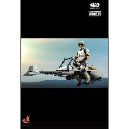 Hot Toys Star Wars: The Mandalorian Scout Trooper & Speeder Bike 1:6 Scale Action Figure Set
