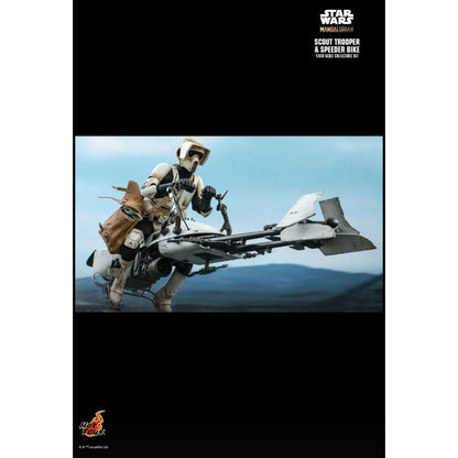 Hot Toys Star Wars: The Mandalorian Scout Trooper & Speeder Bike 1:6 Scale Action Figure Set