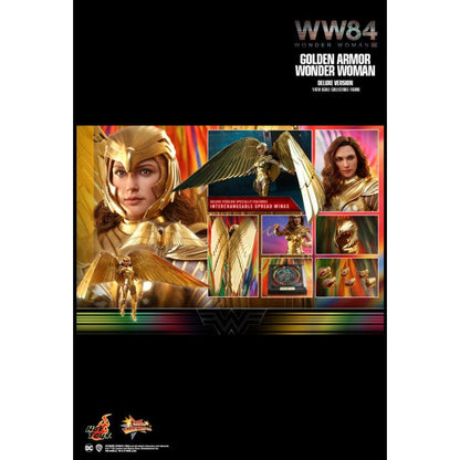 Hot Toys Wonder Woman 2: WW84 Golden Armor Deluxe 1:6 Scale Collectable Action Figure