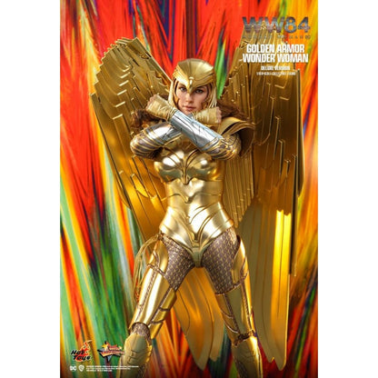 Hot Toys Wonder Woman 2: WW84 Golden Armor Deluxe 1:6 Scale Collectable Action Figure