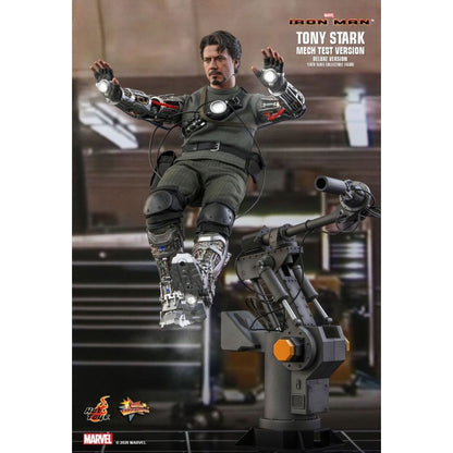 Hot Toys Iron Man (2008) Tony Stark Mech Test Deluxe 1:6 Scale Collectable Action Figure