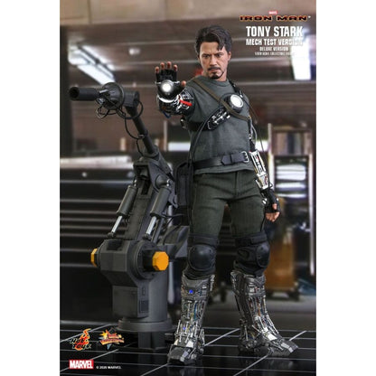Hot Toys Iron Man (2008) Tony Stark Mech Test Deluxe 1:6 Scale Collectable Action Figure