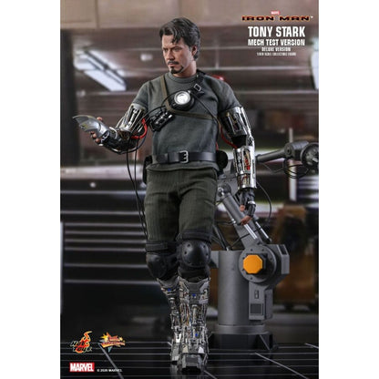 Hot Toys Iron Man (2008) Tony Stark Mech Test Deluxe 1:6 Scale Collectable Action Figure